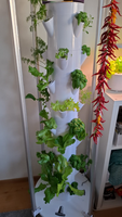 Nouveau système de jardinage vertical hydroponique à LED pour la culture en serre intérieure avec composant de pompe central