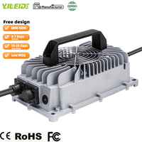 Chargeur de batterie au lithium EU Plug 48V 16S 51.2V LiFePO4 58.4V 18A avec prise Yeeda Y60 pour voiturette de golf