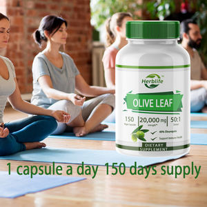 Extracto de Hoja de Olivo 50:1, 40% Oleuropeína, 150 Cápsulas Veganas, Antioxidante y Refuerzo Inmunológico, Venta al Por Mayor OEM/ODM - Product Image 4