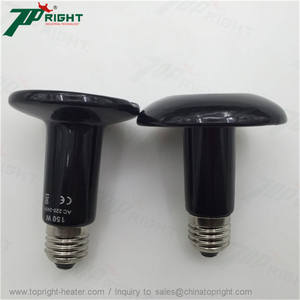 <span class=keywords><strong>Lampe</strong></span> chauffante en céramique à fond <span class=keywords><strong>plat</strong></span> 220V 150W pour terrariums et habitats d'amphibiens - Product Image 6