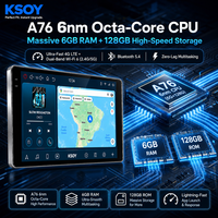 KSOY-06 Radio DVR Mobil Android Audio Mobil Android Layar Sentuh Universal Navigasi GPS Kamera 360 6+128G Wireless Carplay FM AM