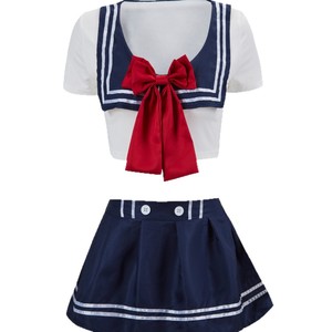 Commerce extérieur de lingerie sexy grande taille européenne et américaine, jupe plissée séduisante style uniforme scolaire, pure et élégante. - Product Image 1