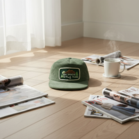 Casquette Snapback en Corduroy Non Structurée avec Logo Brodé 3D Personnalisé