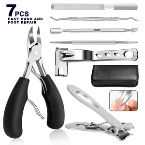 Kit de coupe-ongles anti-éclaboussures à mâchoires larges avec récupérateur d'ongles, coupe-ongles incarnés en acier inoxydable pour seniors - Product Image 3