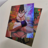 Personnaliser le poster 3D Anime avec cadre en plastique Hot Sell MDF encadré lenticulaire Motion 3D Picture pour décoration murale