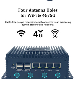 İzleme Sistemi için Nano Mini Bilgisayar 4 2.5GbE LAN 4POE SATA 3.0 7USB Intel I3 1215U 1315U DDR5 HD-MI Tip-<span class=keywords><strong>C</strong></span> Endüstriyel Bilgisayar - Product Image 2