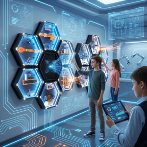 Cadre d'affichage interactif IA pour l'éducation STEM, enrichissement post-éducatif K12 et démonstration IA pour les établissements de formation, destiné aux élèves - Product Image 1