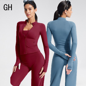 Bộ đồ tập Yoga 9 món dành cho nữ GH, gồm áo thể thao halter và quần legging xòe, trang phục tập luyện nữ - Product Image 6