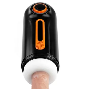 新款5合1自动男性自慰杯真阴道4模式吮吸迪克性玩具振动器男性自慰玩具