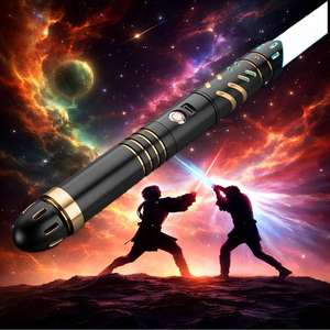 ดาบไลท์เซเบอร์ Force Guardian SABER LED CFX ด้ามอลูมิเนียมอัลลอยด์ ใบมีดสำหรับการต่อสู้หนัก สีสันไม่จำกัด หมุนได้อย่างราบรื่น ดาบไลท์เซเบอร์ของเล่น - Product Image 1