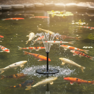 ไฟ<span class=keywords><strong>น้ำ</strong></span>พุพลังงานแสงอาทิตย์ AMPLE P065 2026 รุ่นใหม่ พร้อมแบตเตอรี่ ไฟ DC ระบบพลังงานแสงอาทิตย์ แผงโซลาร์เซลล์ ปั๊ม<span class=keywords><strong>น้ำ</strong></span>พลังงานแสงอาทิตย์แบบลอยน้ำ - Product Image 1