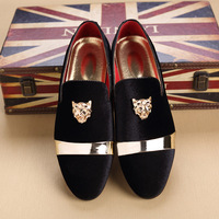 Chaussures décontractées pour hommes, design tendance bleu, chaussures mocassins pour hommes, luxe