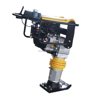 H0nda Gx160 Essence Essence De Poche 5.5Hp H0nda Moteur Petit Pilon Compacteur Tamping Pilon