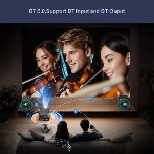 Proyector de TV Android D2, Autorizado Oficialmente por Google, <span class=keywords><strong>Full</strong></span> <span class=keywords><strong>HD</strong></span> 1080P, Enfoque Automático, Corrección Automática, Proyector para el Hogar con Luz Ambiental RGB - Product Image 5