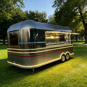 Chariot de restauration mobile à motif arc-en-ciel, design extérieur coloré pour la vente de desserts, de collations et de boissons, en acier poli avec motifs vibrants - Product Image 5