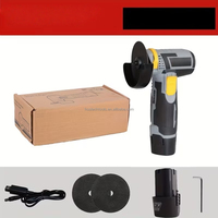 Mini-meuleuse d'angle sans fil 12V à batterie lithium, sans balais, pour usage industriel et bricolage, chanfreinage de carreaux à 45 degrés, polissage et nettoyage des fentes