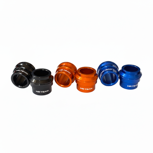 Per KTM SX-F 525 03-07 distanziali ruota posteriore blu 20mm e 15mm cromati in lega/alluminio - Product Image 1