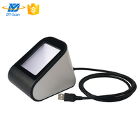 Lector de código de barras NFC QR hecho en China Escáner de código de barras de escritorio USB omnidireccional 2D para sistema POS