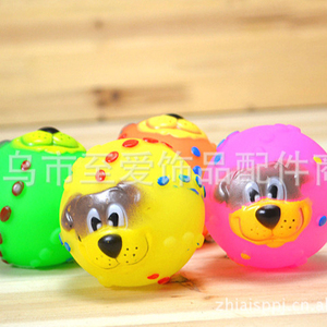 Bola <span class=keywords><strong>de</strong></span> León con sonido para mascotas, cara <span class=keywords><strong>de</strong></span> perro <span class=keywords><strong>de</strong></span> juguete, vinilo <span class=keywords><strong>de</strong></span> 7cm <span class=keywords><strong>de</strong></span> diámetro, protección ambiental <span class=keywords><strong>de</strong></span> calidad - Product Image 3