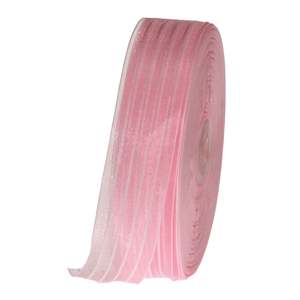 Nastri di Organza a strisce 1cm x 50mt - Product Image 1