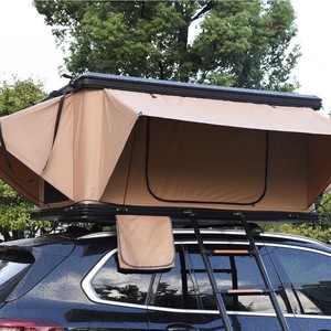 Tente de <span class=keywords><strong>camping</strong></span> automatique double couche imperméable quatre saisons en alliage d'aluminium pliable <span class=keywords><strong>pour</strong></span> SUV et berline, à monter sur voiture - Product Image 2