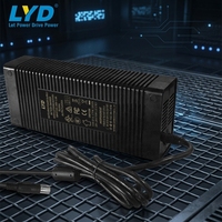 Adaptateur d'alimentation haute puissance 12V37A, éclairage commercial, lampe à matrice vivante, certification ETL CE FCC UKCA PSE