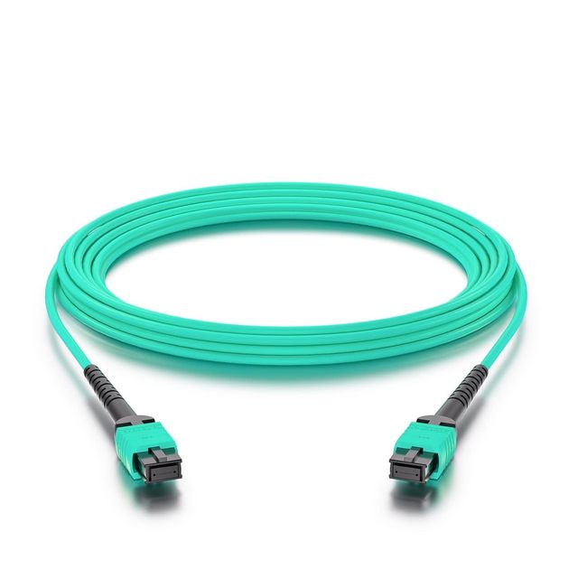 MPO MTP Optical Fiber Patch Cord High Speed MPO OM3 LSZH Multimode Fiber Cable PVC LSZH MPO Patch Cord