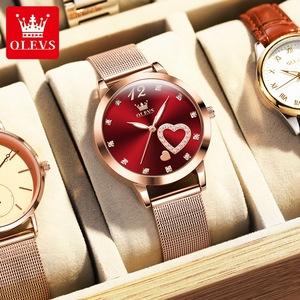 Venta caliente <span class=keywords><strong>marca</strong></span> OLEVS reloj 5189 relojes populares para mujer movimiento de cuarzo de <span class=keywords><strong>buena</strong></span> calidad 3ATM reloj impermeable para mujer - Product Image 5