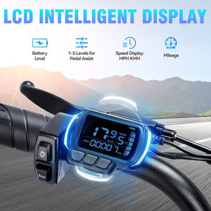 Ridstar Q20 미니 전기 자전거 20인치 48V 15Ah 허브 모터 이바이크 전동 모페드 하이브리드 자전거 전기 산악 오프로드 바이크 - Product Image 6