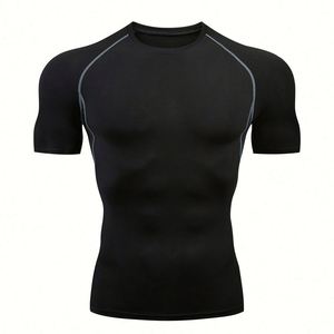 Design Best Sell Comfortable Fabric Fashionable Design <b>Shirt</b> Breathable Sport Clothes with Customization logo Gym Men'T-<b>shirt</b> - Product Image 3