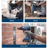 Perceuse-visseuse électrique Bosch GSB 183-LI, perceuse à percussion sans fil, sans balais, couple de 56 Nm, outils électriques multi-usages pour le bois et le métal