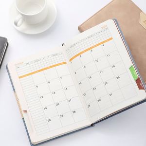 Carnet de notes A5 en cuir PU pour la vente en gros, agenda hebdomadaire 2026, journal, pour l'école, le bureau, cadeau - Product Image 4