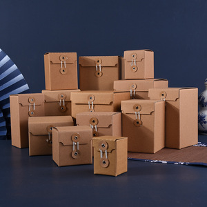 Wholesale Kraft Paper <strong>Box</strong> Honey Glass Bottle Coffee Sugar Tea <strong>Mug</strong> Packaging <strong>Box</strong> with Clasp Closure - Product Image 5