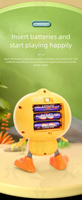 Jouet de bain canard mécanique transformable en plastique pour bébés de 0 à 24 mois, mignon jaune, interactif, cadeau pour jeux aquatiques