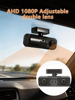 Système de caméra double HD 1080P, enregistreur de conduite DVR avant et arrière avec vision nocturne pour le stationnement et la sécurité routière