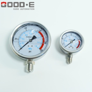 Manometro di Alta Qualità 0-100PSI 1/4NPT Meccanico per Indicatore di Livello Olio Motore Auto per Uso Veicolare e Industriale - Product Image 4