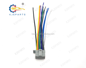 Para <span class=keywords><strong>Panasonic</strong></span> 16Pin Automotive Plug Connector Arnés de cables PVC aislado 15cm de longitud para Aftermarket Car Radios Stereo - Product Image 1