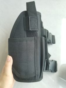 กระเป๋าคาดต้นขาด้านขวาทำจากไนลอน600D สีดำปรับได้ล่าสัตว์เดินป่าทนทานทนทานทนทานทนทานทนทานเหมาะสำหรับกลางแจ้ง - Product Image 6