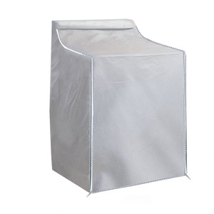 Funda para lavadora de tela Oxford plateada 210D, impermeable, a prueba de sol y polvo, para lavadora automática de carga frontal independiente - Product Image 1