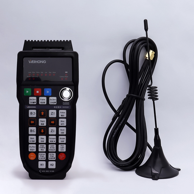 Fiber Laser Wireless Controller Handle WHB05S Fiber Laser Spare Parts Laser System Software Operate Motion Control Board Card