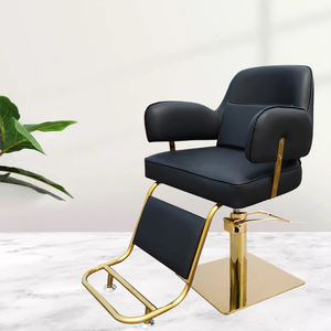 Cadeira de Cabeleireiro Hidráulica Antlu de Alta Resistência, Rosa e Dourada, Cadeira de Estilo para Salão de Beleza - Product Image 5