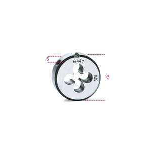 BETA - 004410005 Troqueles redondos rosca métrica de paso fino hecha de acero cromado (paquete múltiple) ACCESORIOS DE HERRAMIENTAS ELÉCTRICAS - Product Image 1