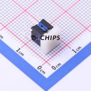 TM-001-D3-03 Tactile Switch Through hole Component THT,6x6mm Switch Single Pole Single Throw Rectangle Button 2.6N Through Hole - Product Image 1