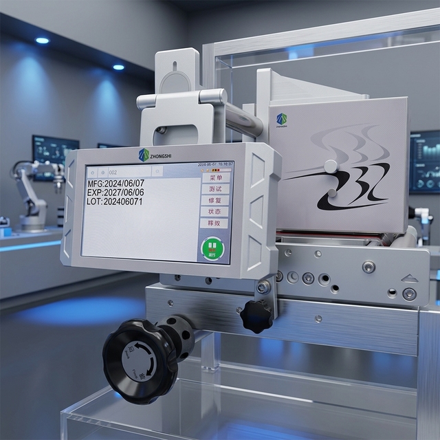 New Design Thermal Transfer Printing Machine TTO Printer for Packing Line to Print QR and Large Area