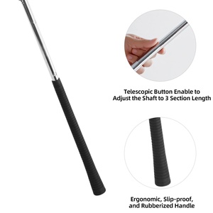 Golf Club <b>Umbrella</b> Modern Clear Oversize Heavy Duty Fiberglass Folding Professional Big Straight Stick UV Protection Windproof - Product Image 6