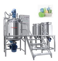 Máquina para Hacer Champú de Tipo Fijo de 2000L con Bomba de Molienda de Engranajes, Alta Productividad, Mezclador Emulsionante al Vacío a Gran Escala