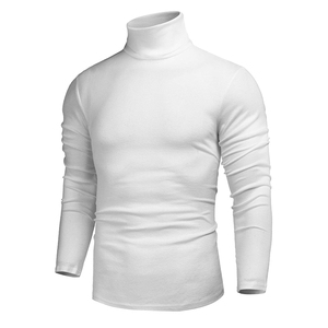 Maglione Pullover lavorato a maglia collo alto <span class=keywords><strong>Slim</strong></span> Fit da <span class=keywords><strong>uomo</strong></span> in cotone OEM e ODM personalizzato autunno inverno fabbrica - Product Image 1