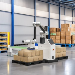 Paletizador Cobot con brazo de alta precisión y ventosa para automatización de embalaje industrial - Product Image 4