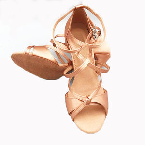 Salsa Latina Bachata Zapatos Suede Suela Boda Rendimiento Zapatos de baile - Product Image 1