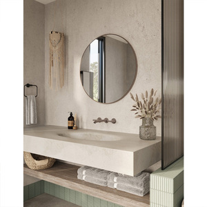 Petit miroir mural rond à LED avec cadre en métal, miroir argenté sans cuivre fait à la main, design moderne pour la décoration du salon et <span class=keywords><strong>de</strong></span> la <span class=keywords><strong>salle</strong></span> <span class=keywords><strong>de</strong></span> <span class=keywords><strong>bain</strong></span> - Product Image 2